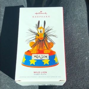 Disney keepsake lion Pluto Christmas ornament